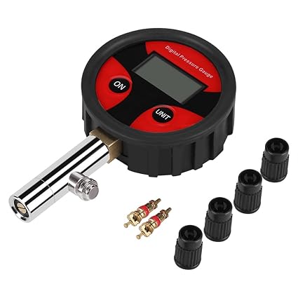 Medidor de presión digital de neumáticos 0 ~ 200PSI Medidor ...