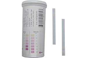 BARTOVATION Nitrite 0-25 ppm, Nitrate 0-500 ppm Two Pad Test Strip [Vial of 50 Strips]