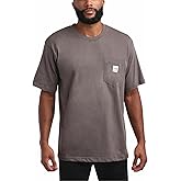 Bass Creek Outfitters Mens Pocket Tee Shirts - Heavyweight Shirt Cotton Crewneck Casual Short Sleeve Work Shirts for Men