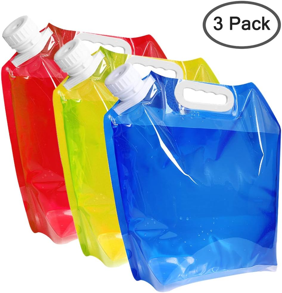 maxin 5 litres Collapsible Water Container，BPA Free Plastic Water