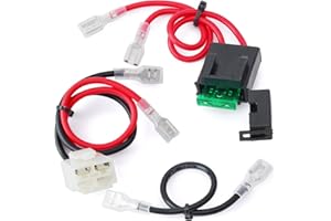 GLOXTED MX650 Battery Wire Harness 14 Gauge Compatible with Razor MX350 MX400 MX500 Electric Dirt Bikes PR PM SM Quad Dune Buggy, 4 Holes, 3 Wire Plug