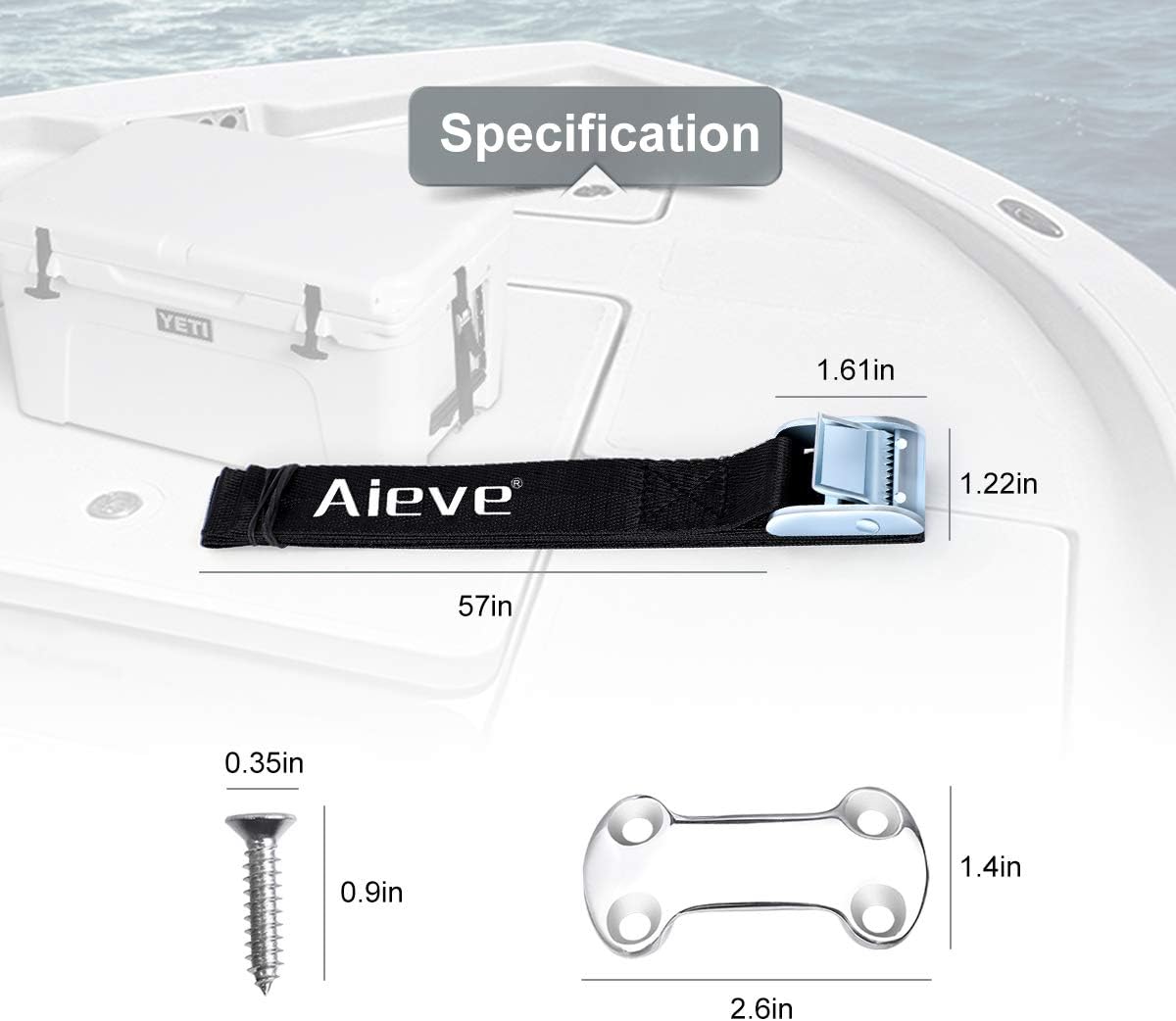 boat cooler tie down kit