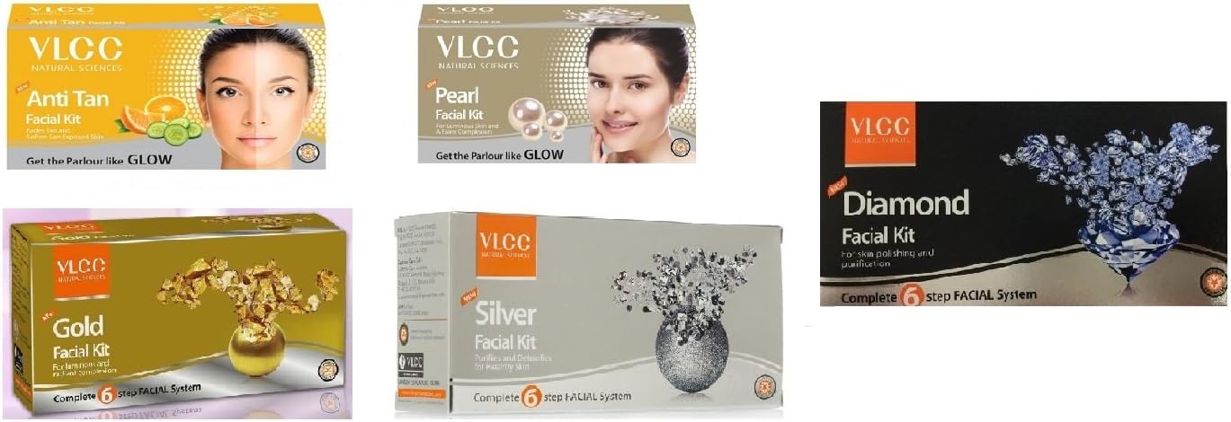 VLCC anti tan, gold, silver, pearl, diamond (combo pack)
