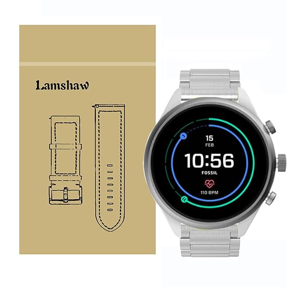 Amazon.com: Lamshaw for Fossil Sport Band, Stainless Steel ...