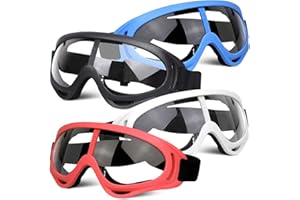 POKONBOY Protective Goggles/Safety Glasses/Motorcycle Eyewear Compatible with Nerf Guns for Kids Teens Game Battle Outdoor