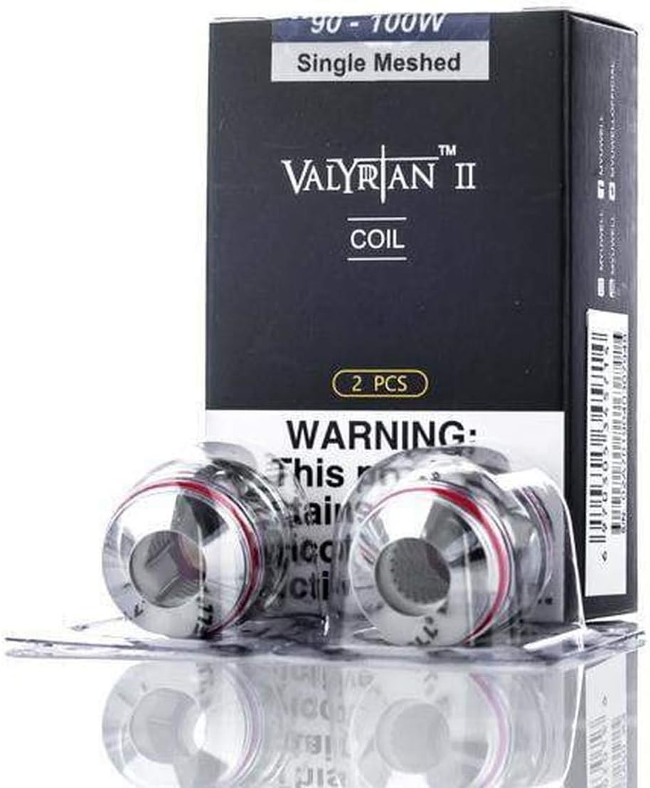 Uwell Valyrian 2 UN2 Single Mesh 0.32ohm Coils Pack of 2, Silver - Image 3