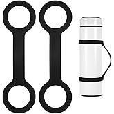 TIXIPEM Water Bottle Handle Carrier Strap [2PCS] - Makes Any Cup Handheld Use for Running & Bike & Hiking & Gym