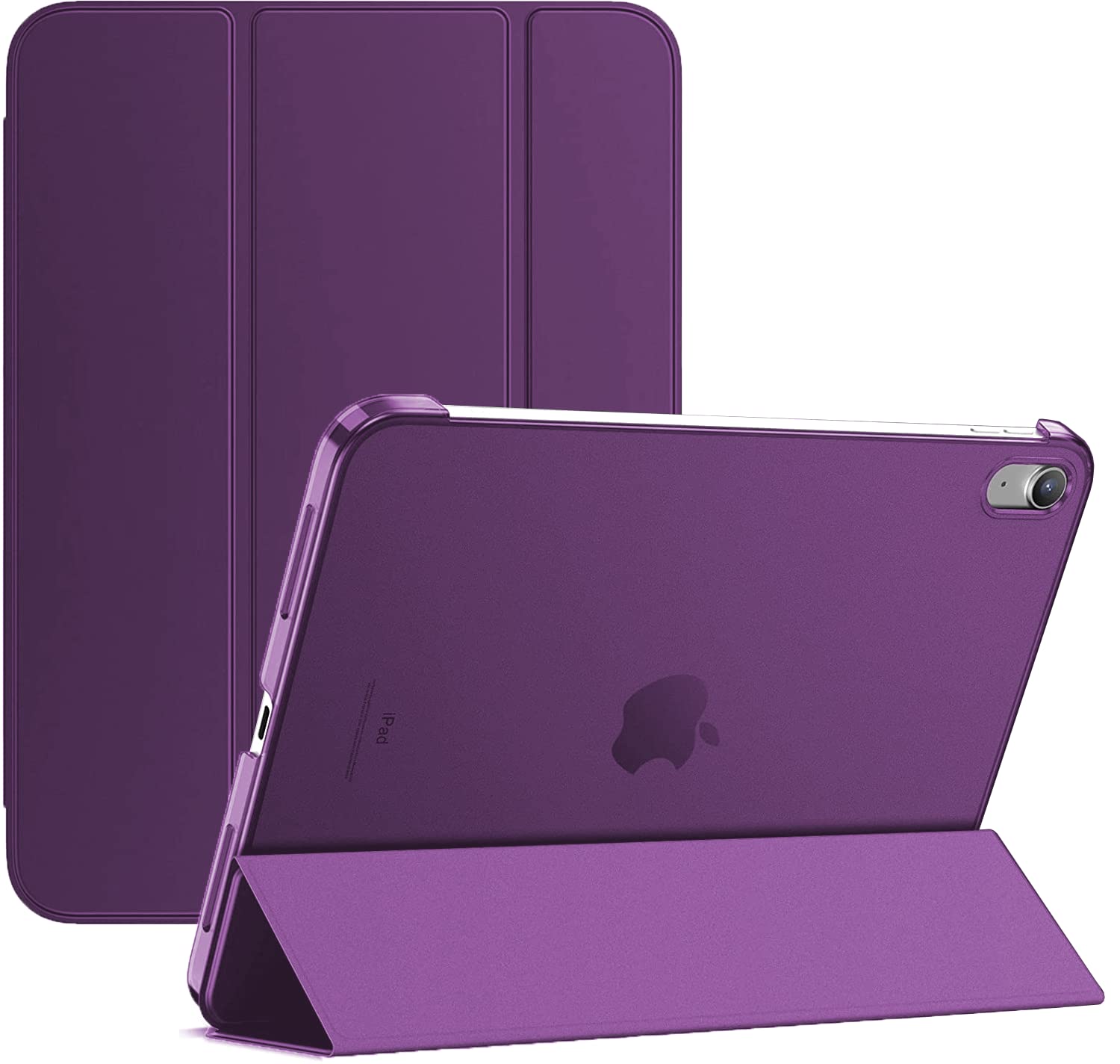 Smart Case for iPad Air 10.9 4th/5th Generation (2020, 2021) Stand Cover with Magnetic Auto Sleep Function For iPad Air 4/5 (Purple)