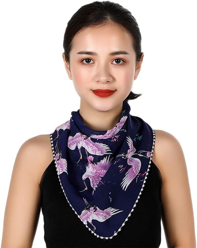 Xiang Ru Light Weight Ear Hanging Thin Sunscreen Mesh Scarf Breathable Soft Quick Dry Sun Block for Women