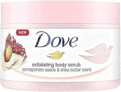 Dove Exfoliating Body Scrub Pomegranate Seeds and Shea Butter 225ml
