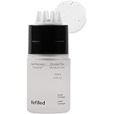 REFILLED Booster Plus Moisture | Hair Growth Serum & Thickening Scalp Treatment with Built-in Massager for Men & Women | Hair Loss & Thinning | Fuller & Baby Hair Regrowth | Fast-Absorbing with Biotin