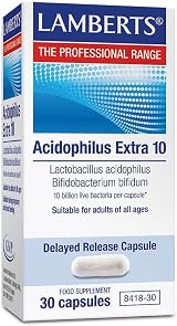 Lamberts Acidophilus Extra 10 - 30 Capsules Probiotic Supplement view 1