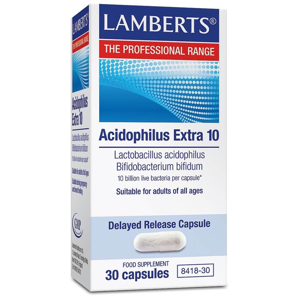 LAMBERTS - ACIDOPHILUS Extra 10 - 30 CAPULES