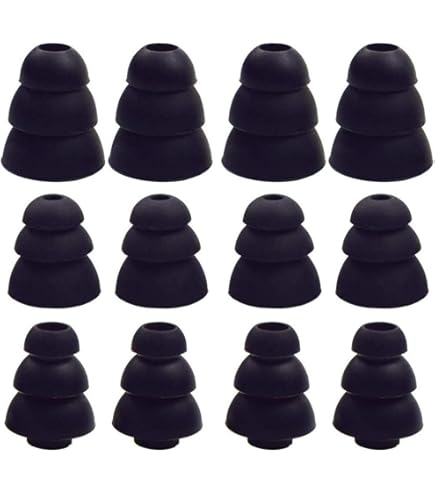 Etymotic Research Lot De 3 Paires Embouts à Double Bride Taille M (10mm) Pour Écouteurs - Confort Et Isolation Optimale