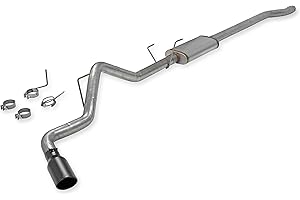 Flowmaster 717867 FlowFX Cat-Back Exhaust Kit 3 Inch 409 Stainless Steel 4.5 Inch Black Ceramic Coated 304 Stainless Steel Tip Compatible with 2003-2012 Dodge Ram 2500/3500 5.7L 2/4WD all Wheelbases