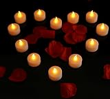 Jialine 24Pack Battery Tealights Flameless Led Candles 200h Warm Yellow view 7