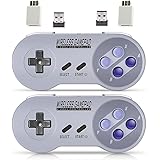 Wireless Controller for Mini SNES (Classic Edition)/Mini NES, Not Worked with Copied Console . Gamepad with USB Wireless Rece