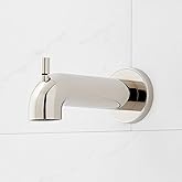 Signature Hardware 953768 Lexia 6-7/8" Integrated Diverter Tub Spout - Polished Nickel