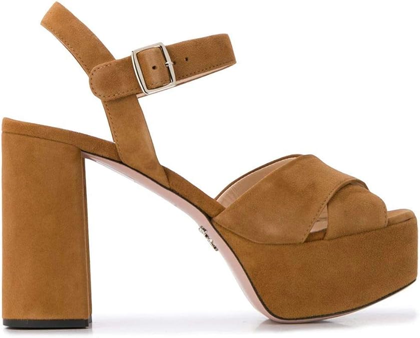 prada sandals brown