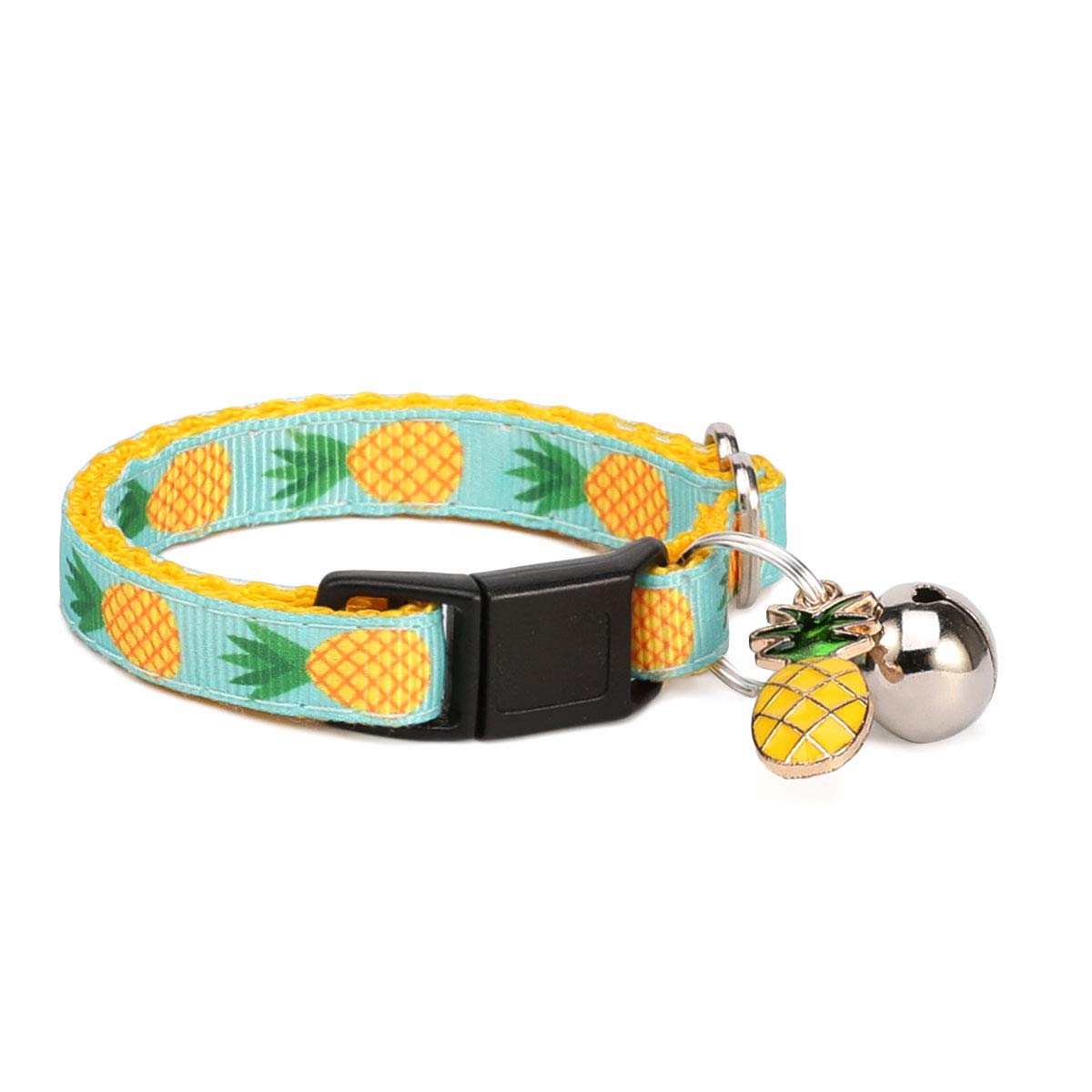 Photo 1 of WAAAG Pet Supplies, (Tropical Pineapple) Cat Collar, Dog Collar, Cat Leash, Dog Leash for Cats, Puppies, Small Medium Large Dogs