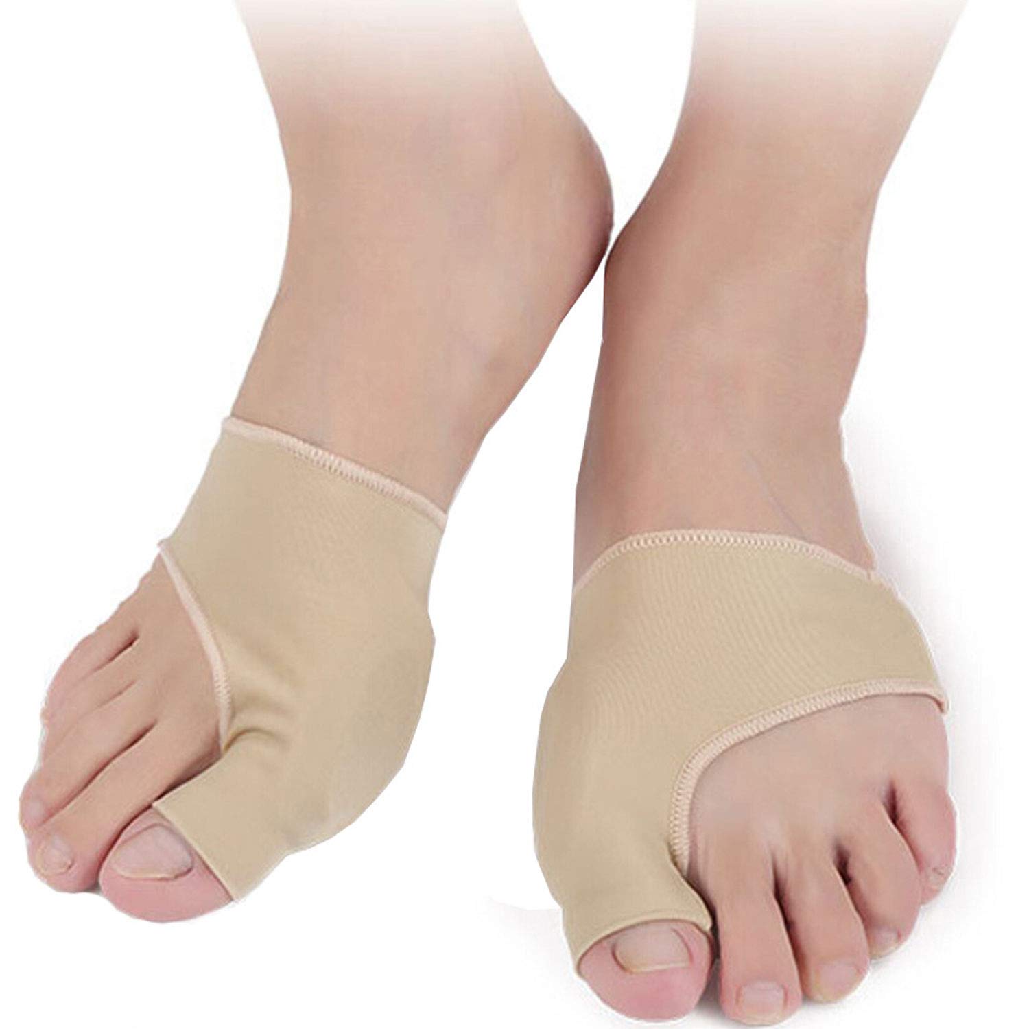 PEDIMEND Hallux Valgus Correction Sleeve (1PAIR - 2PCS) - Big Toe Bone Silicone Foot Thumb Orthopedic Brace - Bunion Toe Straightener - UNISEX - Foot Care