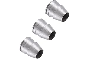 CoCud Round Handle Wedges, 10mm Diameter, Carbon Steel Metal Kit Hammer Handle Prevent Splitting Wedge - (Applications: for Axe Claw Hammer), 3-Pieces