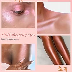 Pink Highlighter Powder Stick Makeup,Body Shimmer