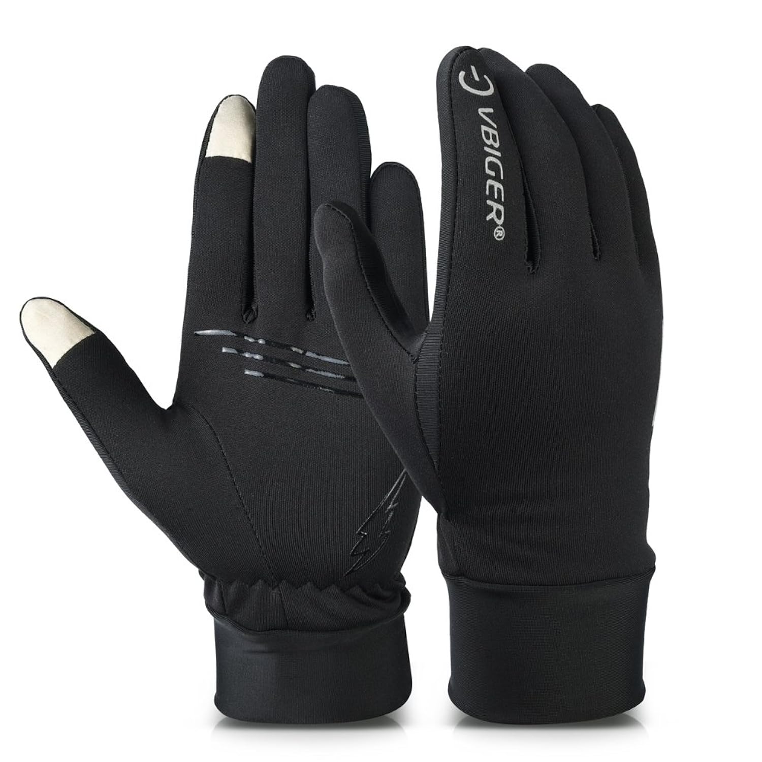 Vbiger Hombre Guantes de pantalla táctil Guantes con Dedos Completas Guantes para