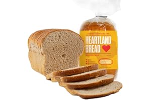 Heartland Bread Organic Honey Whole Wheat Bread Sliced With No Fats, Oils Chemicals, Or Preservatives. Just 100% Homemade Taste And Quality Bread Loaf 32 Ounce