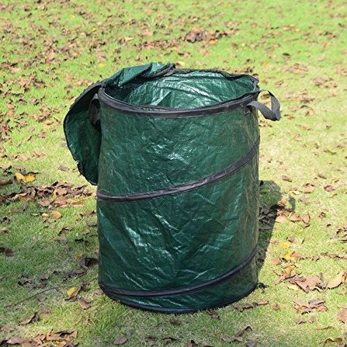 Giantex Collapsible Popup Camp Trash Can Portable Outdoor Garbage