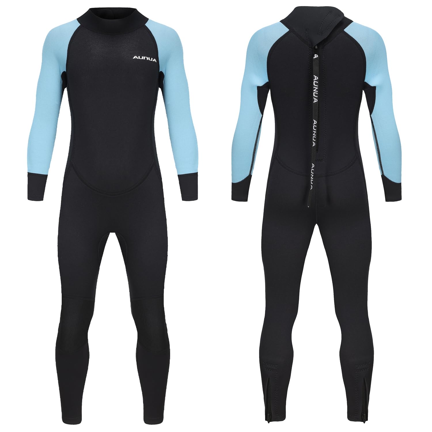 Aunua Kids Wetsuit for Youth Boys Girls, 3/2mm Full Wetsuit for Swimming, Surfing Image