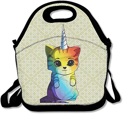 VHGJKGIN Color Unicorn Cat Child And Adult Lunch Bags, Lunch Lunch Bags