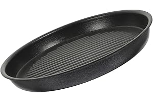 WATIIFUFU Multi-Function Non-Stick Aluminum Grill Tray Large Wear-Resistant Steak Pan Portable BBQ Accessory
