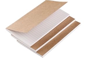 Robrasim Refill Inserts for Medium Leather Traveler's Notebook 6.7" x 4" - Set of 3 - Line