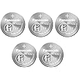 Panasonic CR1632 Multi Purpose including Remote Control for Cars 3 Volt Lithium Coin Battery-pack of 5