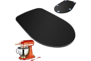 FLYISLAND 2023 NEW Metal Mixer Slider for KitchenAid Stand Mixer 4.5-5 Qt,Sliding Mat Sliding Tray Slide Tray Mixer Mover for Tilt-Head Stand Mixer, KitchenAid Artisan Tilt-Head Mixer, KitchenAid Classic