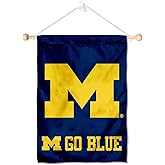 Michigan Team University Wolverines Go Blue Banner for Windows Doors and Walls