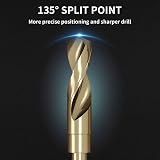 Meccion HSS Cobalt Drill Bit 13mm Reduced Shank 6542 DIN 338 BS328 view 3