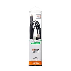 Ventev – Flat USB A to USB C Cable 6ft for iPhone