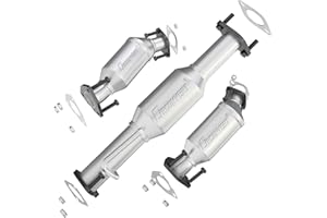 CIRconvert Front & Rear Catalytic Converter Compatible with 2008 2009 2010 2011 2012 2013 2014 2015 2016 2017 Buick Enclave, Chevrolet Traverse, 3.6L V6 Catalytic Convertor (EPA Compliant)