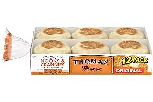 GOURMET KITCHN Thomas' Original Nooks and Crannies White English Muffins (1 - Pack)