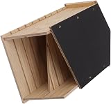 Zerodis Handcrafted Weather Resistant Bat House Double Chamber Eco Friendly view 4
