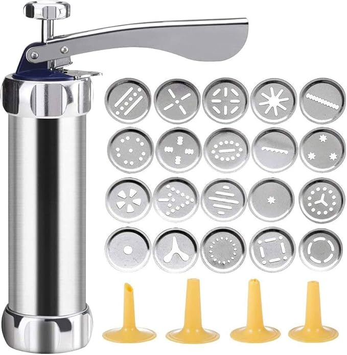 Presse à Biscuits OXO SoftWorks – 20 Pièces (1 Presse, 1 étui, 18 Disques) – Neuve