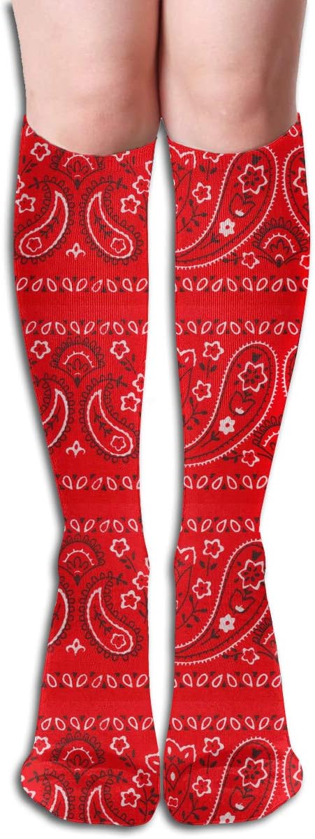 Compression Socks Red Bandana For Women And Men - Best Medical,for Running, Athletic, Varicose Veins, Travel