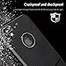 Protecover iPhone 8 Case, iPhone 7 Case, Slim Leather Texture Dual Material Hybrid Protection Drop Protection for iPhone 8 iPhone 7 Cover Brushed Texture (Black)