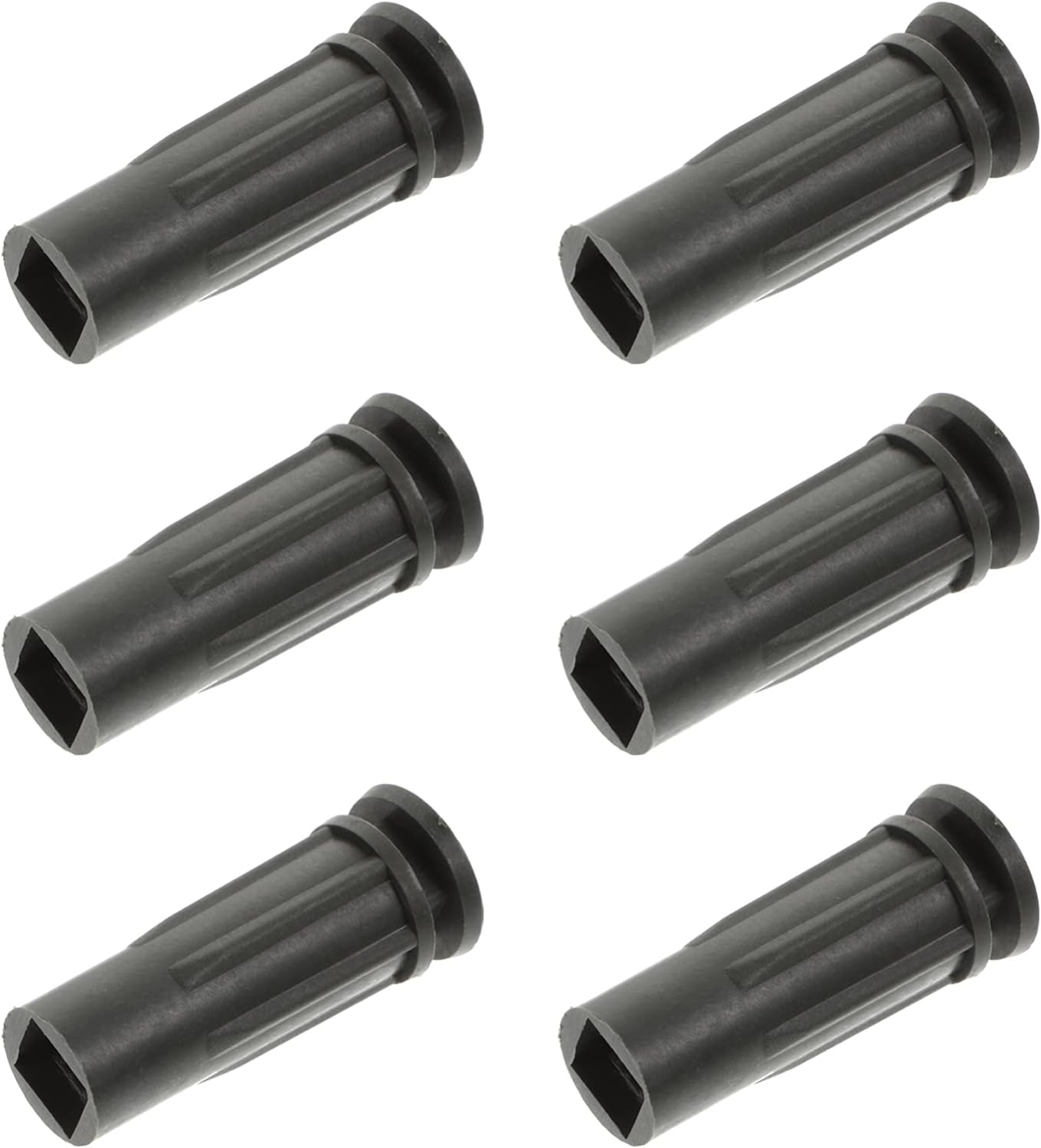 Tree Stands - ULTNICE 6pcs Christmas Tree Stand Xmas Tree Bases Adjustable Christmas Tree Column Holder DIY Xmas Tree Bases Xmas Decorating for Trees Black, 4.5X1.8X1.8CM (251550PUS4)