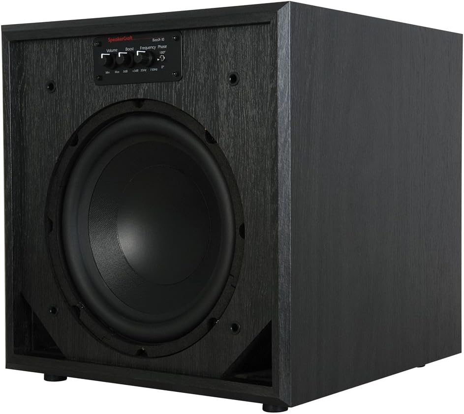 subwoofer on the floor