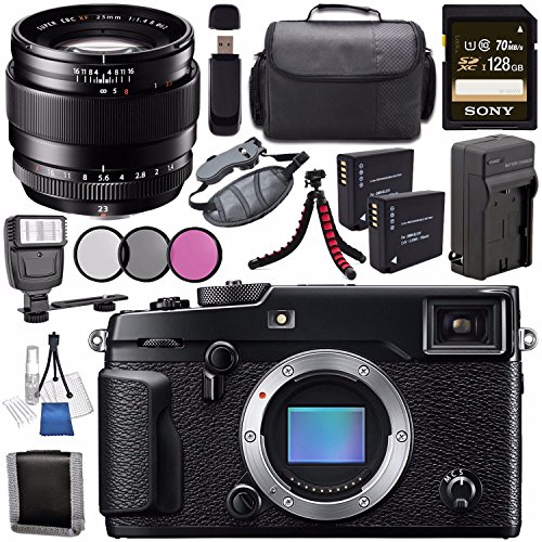 Fujifilm-X-Pro2-Mirrorless-Digital-Camera-Body-Only-16488618-Fujifilm-XF-23mm-f14-R-Lens-16405575-NP-W126-Lithium-Ion-Battery-Charger-Sony-128GB-SDXC-Card-Case-Tripod-Flash-Bundle