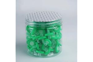 LICHEN COTTAGE Syringe Filters Nylon Membrane - 13mm Membrane Diameter ,0.22um Pore Size,Pack of 100