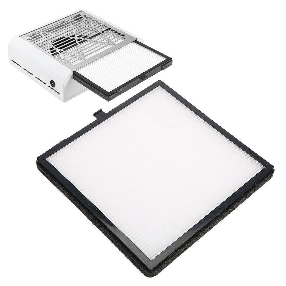 Nail Dust Collector Filter Screen,Nail Art Suction Dust Collector Filter Screen Manicure Machine AccessoriesNail Fan Art Salon Suction Dust Collector Machine Vacuum Cleaner for Acrylic Nails Removal